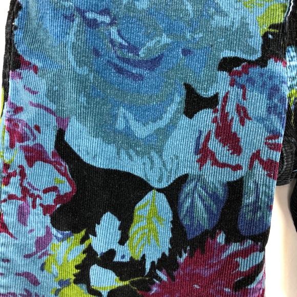 Nevada Floral Corduroy Pants Sz 28 - Picture 4 of 8